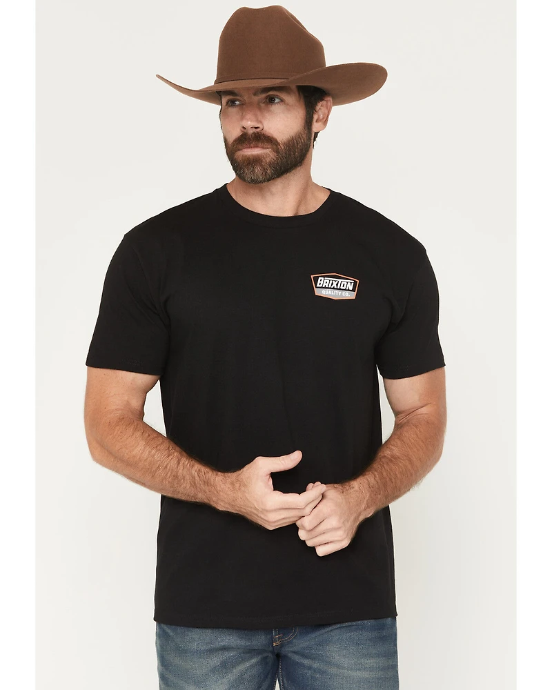 Brixton Men's Oath V Short Sleeve Graphic T-Shirt
