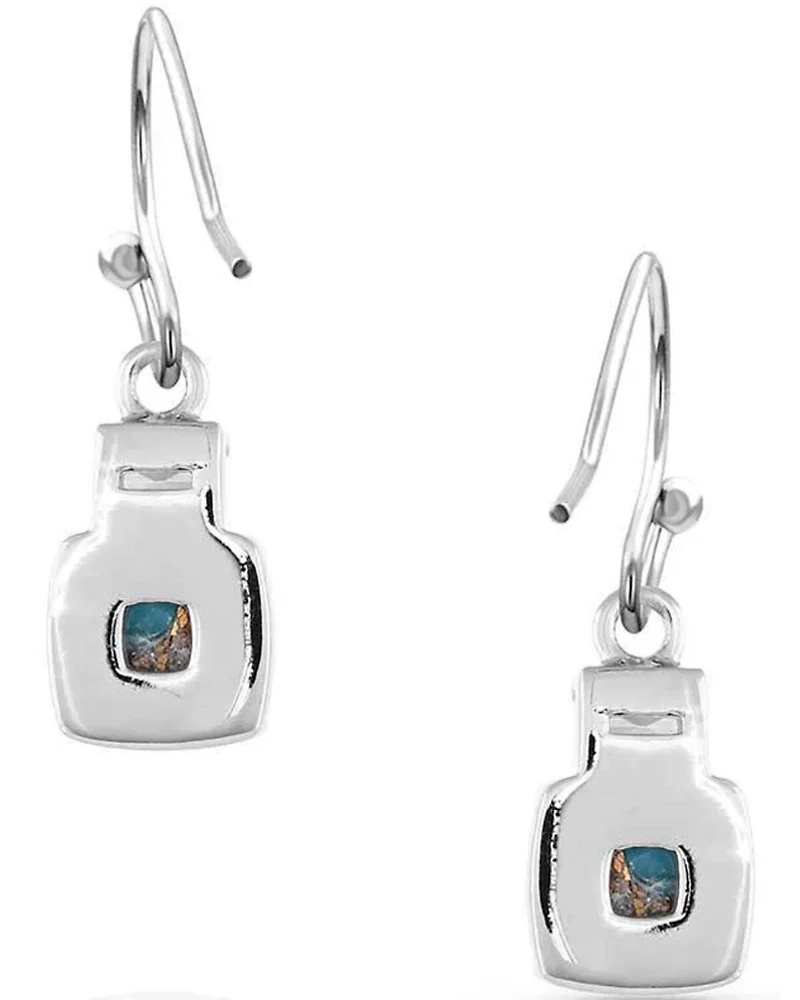Montana Silversmiths Women's Golden Rush Turquoise Earrings