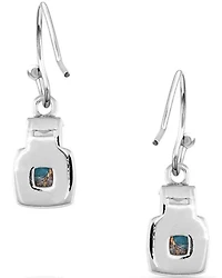 Montana Silversmiths Women's Golden Rush Turquoise Earrings