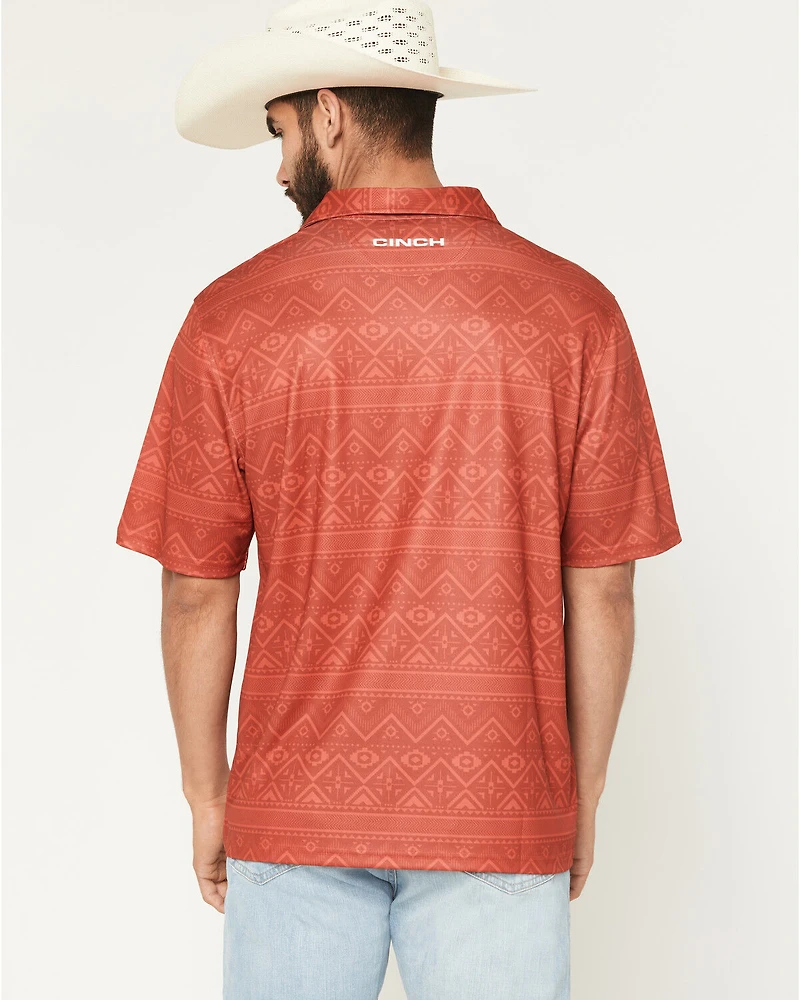 Cinch Men's ArenaFlex Southwestern Print Polo