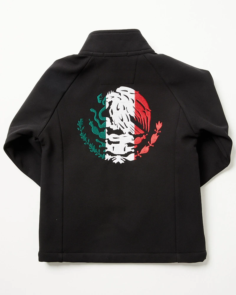 RANK 45® Toddler Boys' Mexico Flag Seal Softshell Jacket
