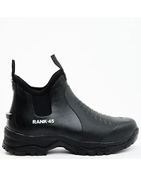 RANK 45® Men's 6.5" Rubber Ankle Boots - Round Toe
