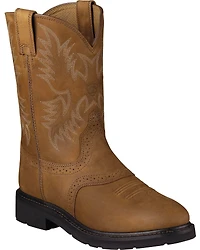 Ariat Sierra Saddle Western Work Boots - Soft Toe