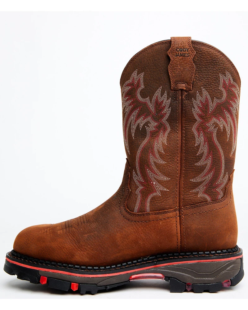 Cody James Men's Decimator Dirty Dog Pull On Work Boots - Composite Toe