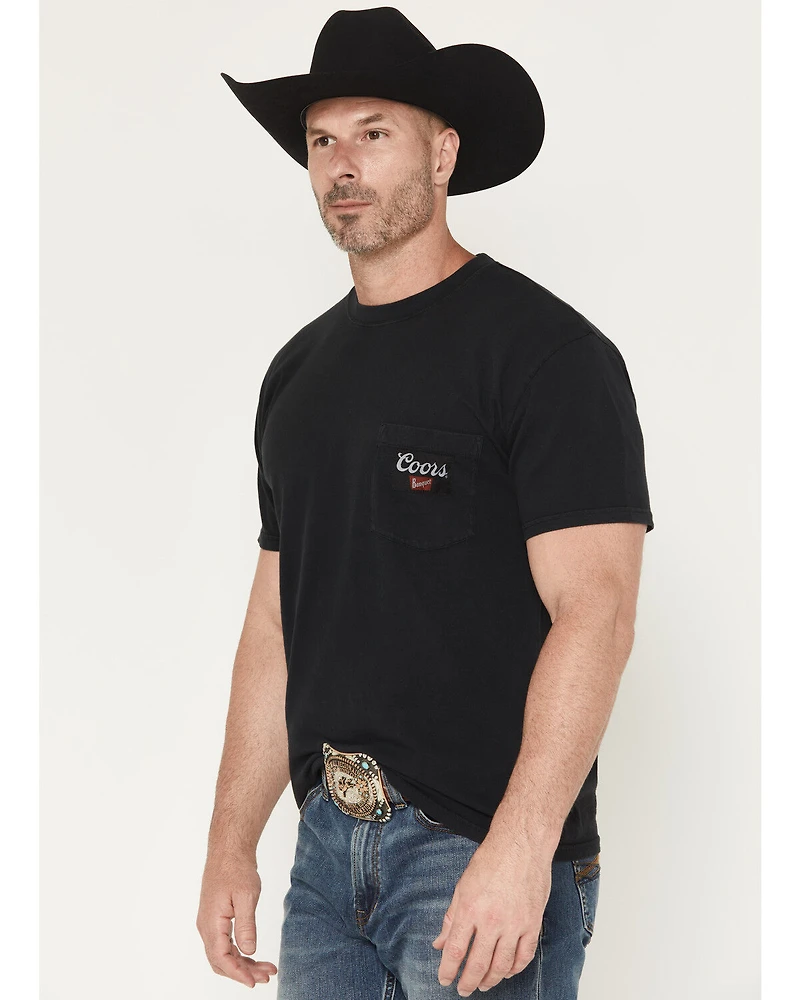 Coors Men's Cowboy Short Sleeve Graphic T-Shirt