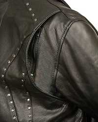 Milwaukee Leather Women's Classic Studded Motorcycle Jacket