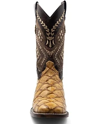 Ferrini Men's Bronco Pirarucu Print Western Boots - Broad Square Toe