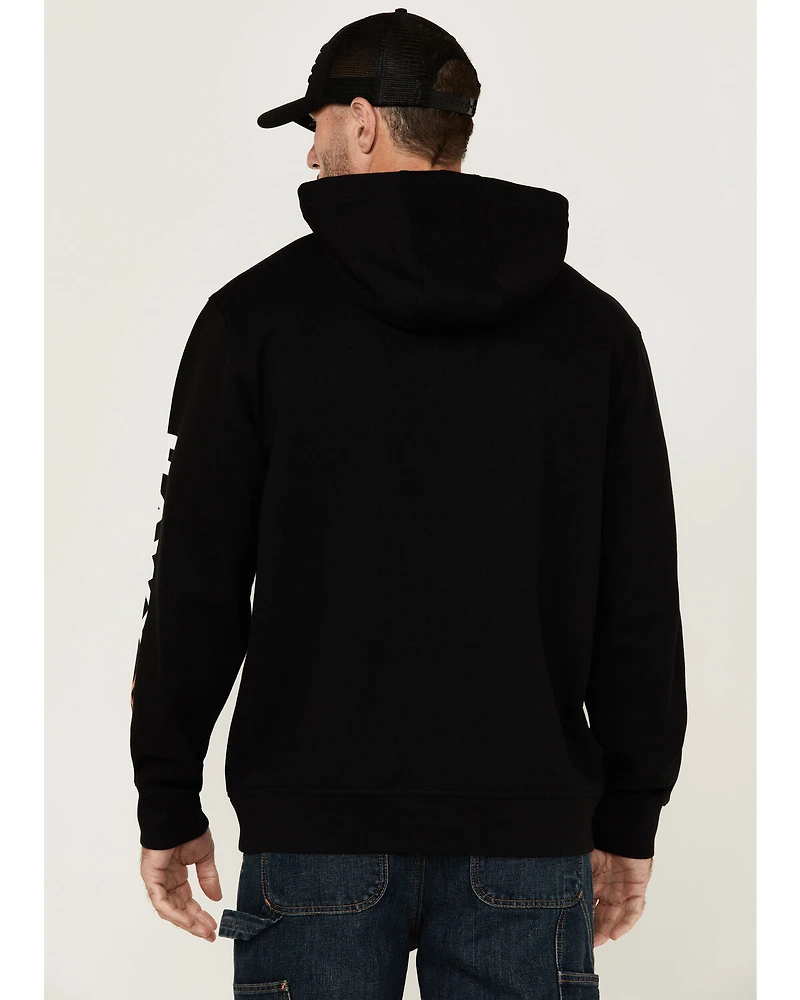 Hawx Men's Halstead Logo Sleeve Hooded Sweatshirt - Big & Tall