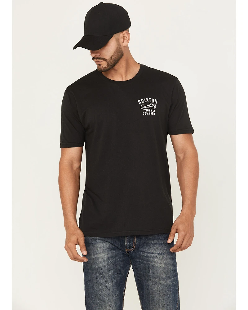 Brixton Men's Hubal Logo Short Sleeve Graphic T-Shirt
