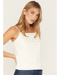 Idyllwind Women's Studded Faux Suede Date Night Top