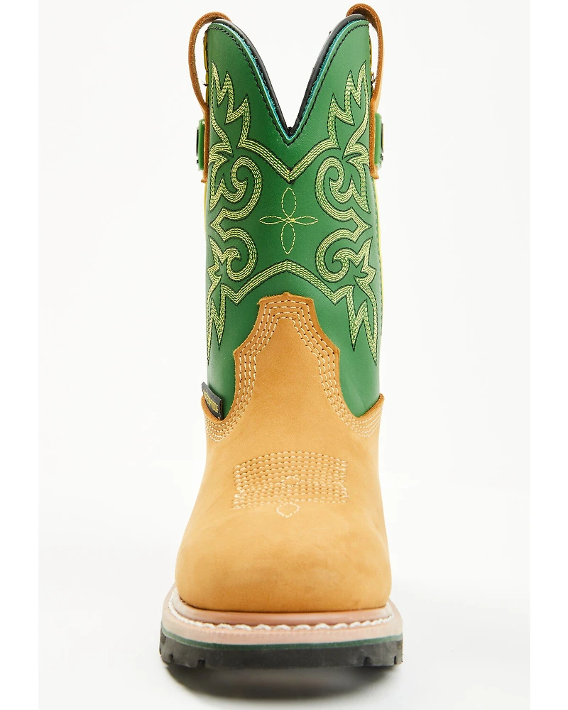 Skechers X John Deere Boys' Rowood Boulder Valley Waterproof Boots - Round Toe