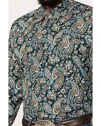 Cinch Men's Paisley Print Long Sleeve Button-Down Western Shirt