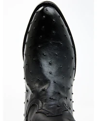 EL Dorado Men's Full Quill Ostrich Exotic Western Boots - Round Toe
