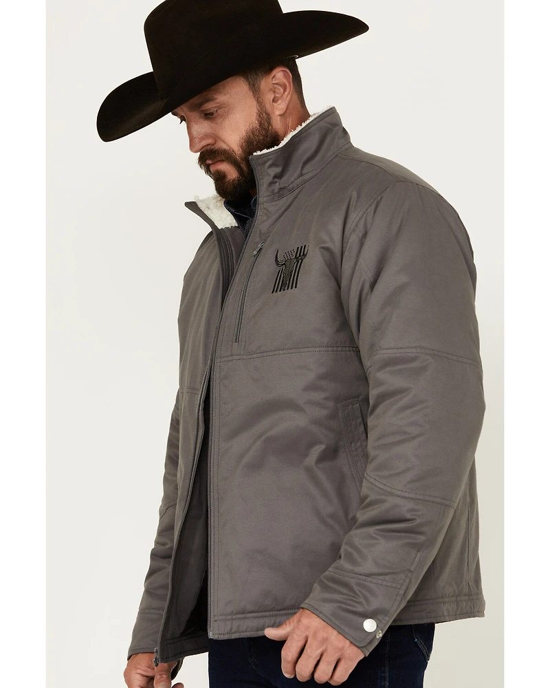 Cowboy Hardware Men's Embroidered Conceal Carry Softshell Jacket