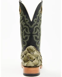 Cody James Men's Malaga Exotic Pirarucu Western Boots - Broad Square Toe