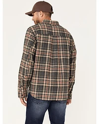 Brothers and Sons Men's Everyday Plaid Long Sleeve Button Down Western Flannel Shirt