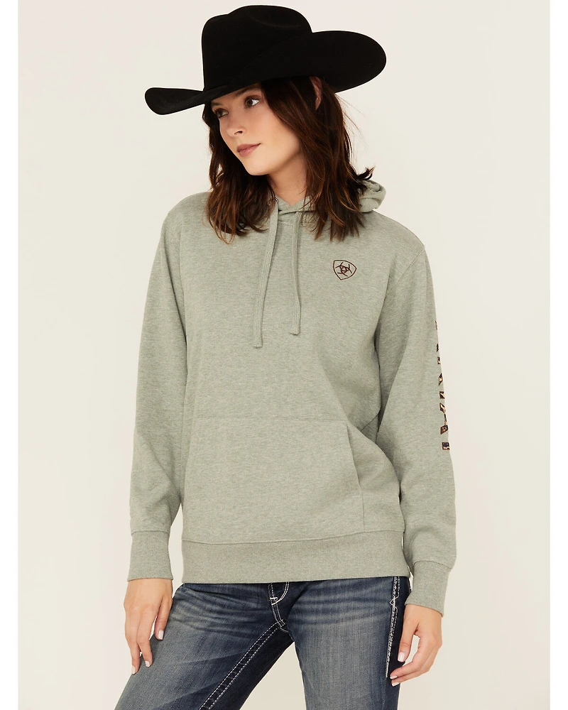 Ariat Women's Boot Barn Exclusive Leopard Print Logo Hoodie