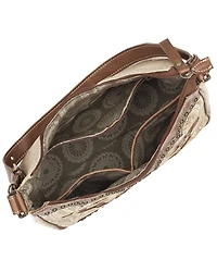 American West Annie's Secret Zip Top Shoulder Bag