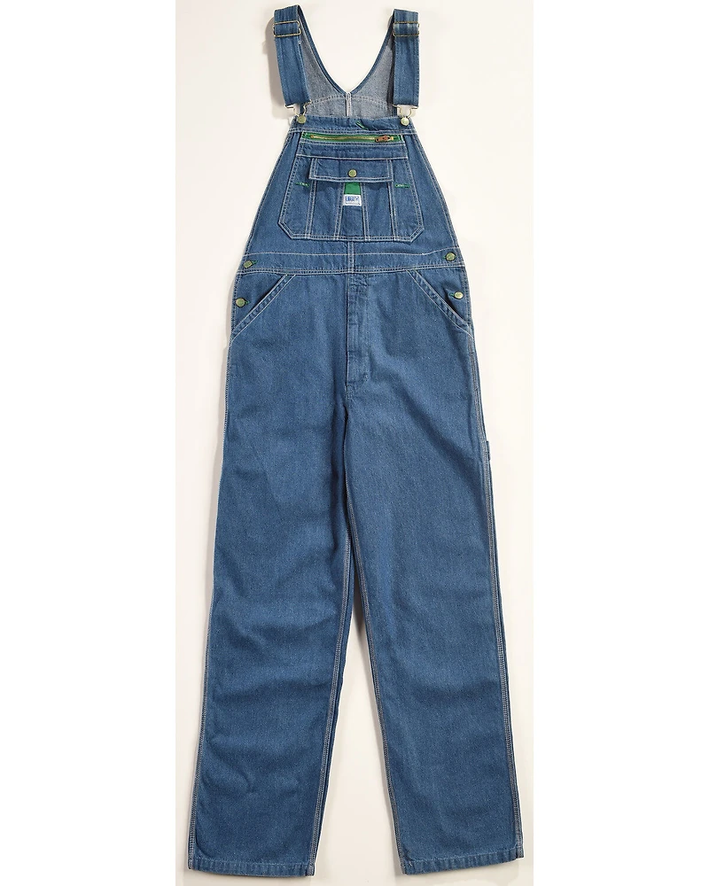 Liberty Men's Stonewashed Denim Bib Overalls