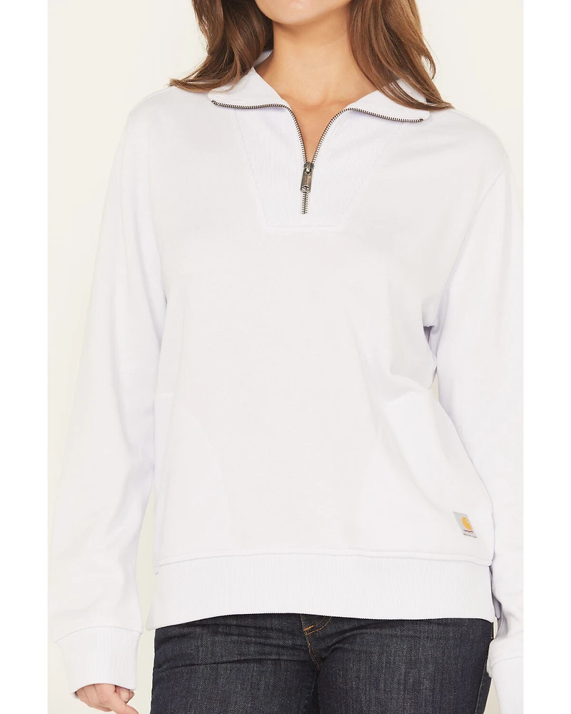 Carhartt Women's Tencel™ Fiber Series Relaxed Fit Half-Zip Pullover