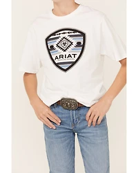 Ariat Boys' Southwestern Logo Short Sleeve Graphic T-Shirt