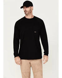 Ariat Men's Black Rebar Workman Back Graphic Long Sleeve Work Pocket T-Shirt