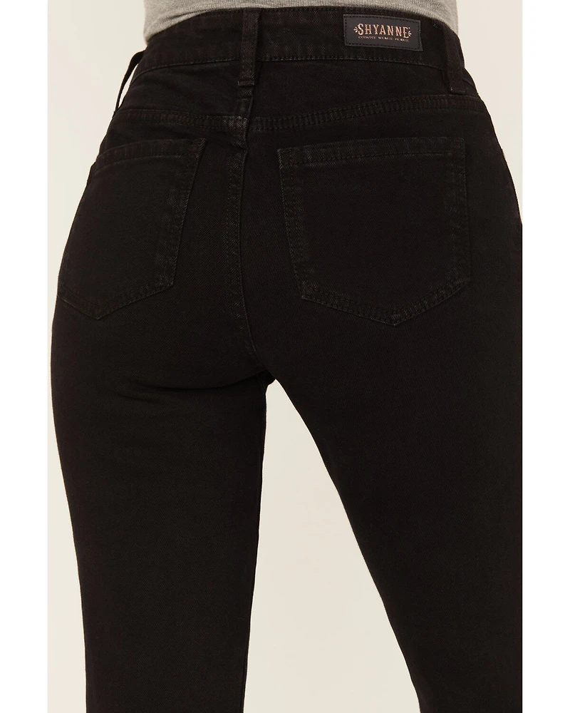 Shyanne Women's High Rise Stretch Flare Jeans