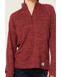 Ariat Women's Rebar Gridwork Baselayer 1/4 Zip T-Shirt