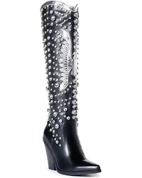 Azalea Wang Women's Upbeat Rhinestone Western Boots - Snip Toe