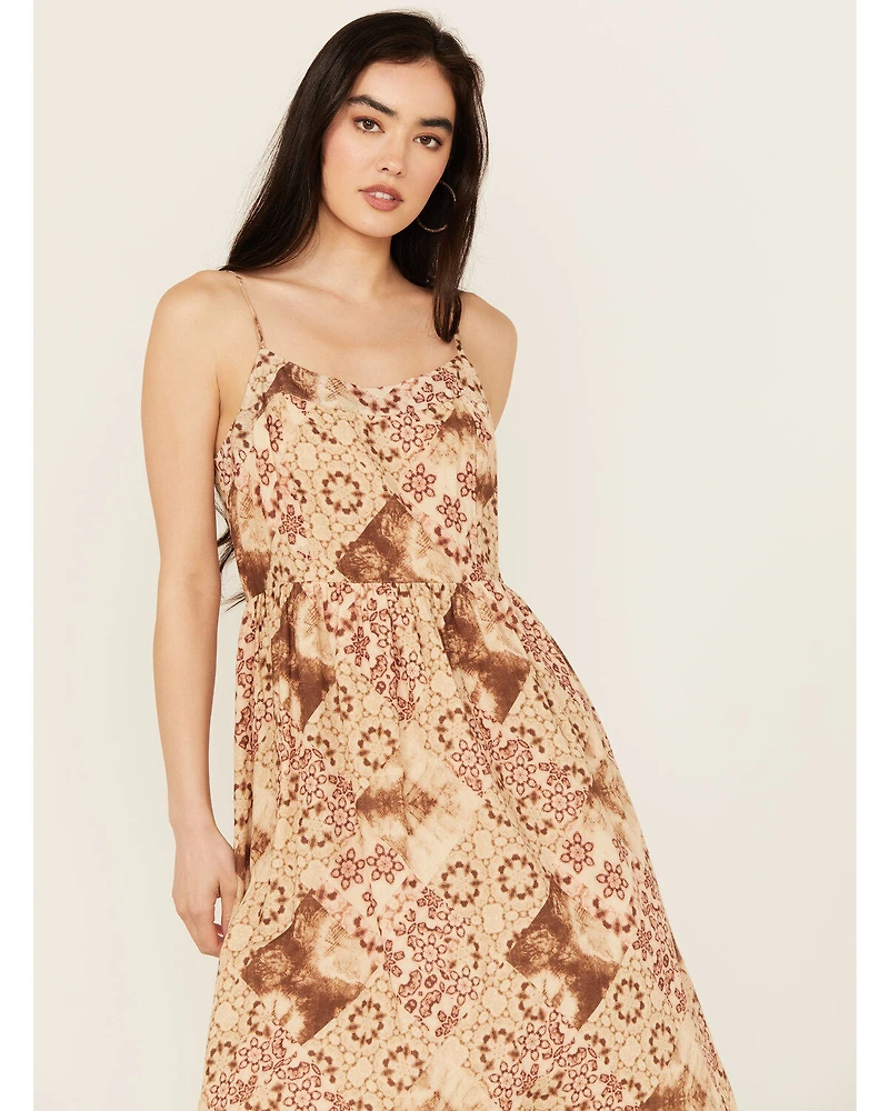 Cleo + Wolf Women's Beatrice Printed Sleeveless Maxi Dress