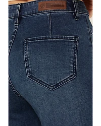 Rock & Roll Denim Women's Medium Wash High Rise Stretch Flare Jeans