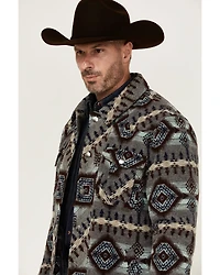 Powder River Outfitters Men's Southwestern Print Snap Jacket