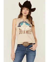 Shyanne Women's Buck Wild Sleeveless Graphic Tank