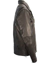 Milwaukee Leather Men's Lightweight Extra Long Biker Jacket - Big 5X