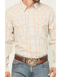 Cody James Men's Tanhue Plaid Print Long Sleeve Snap Western Shirt