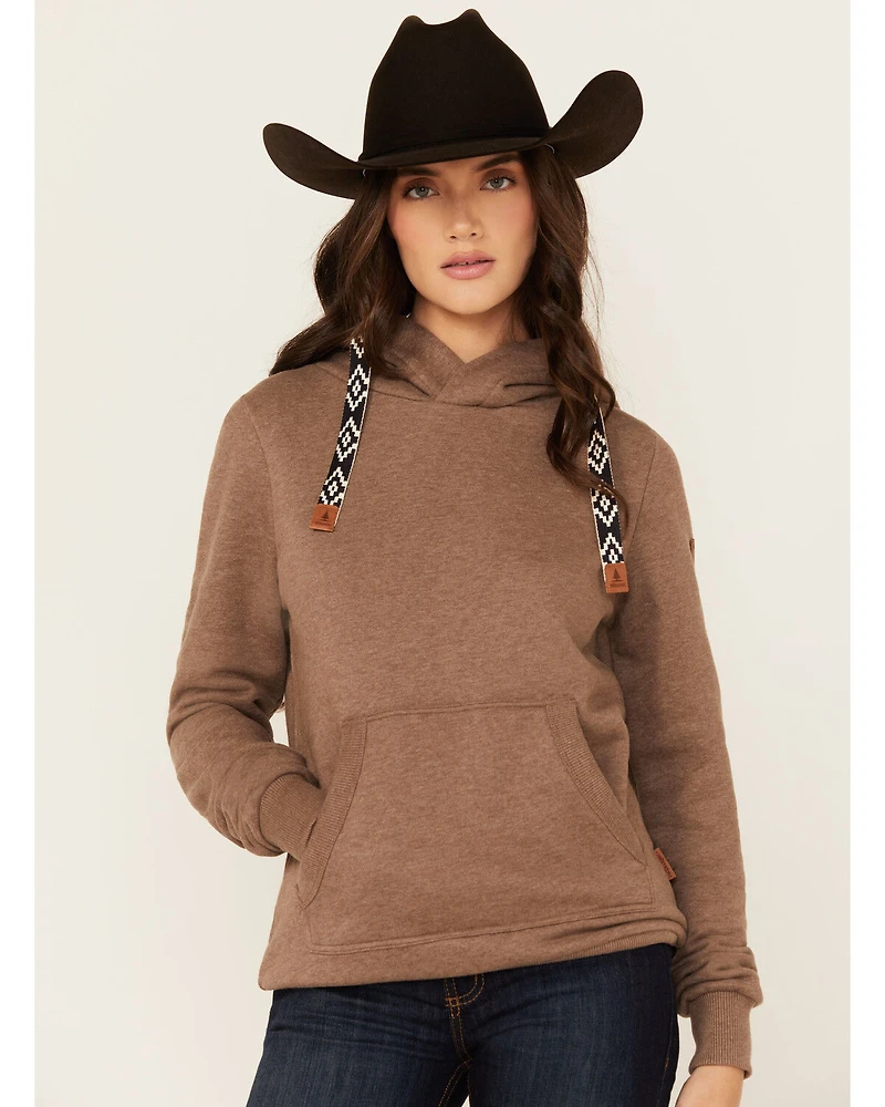 Wanakome Women's Ikatt Solid Hoodie