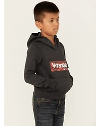 Wrangler Boys' Caviar Logo Hood Sweatshirt