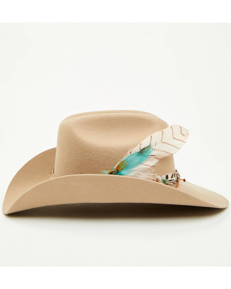 Shyanne Women's Feathered Wool Cowboy Hat