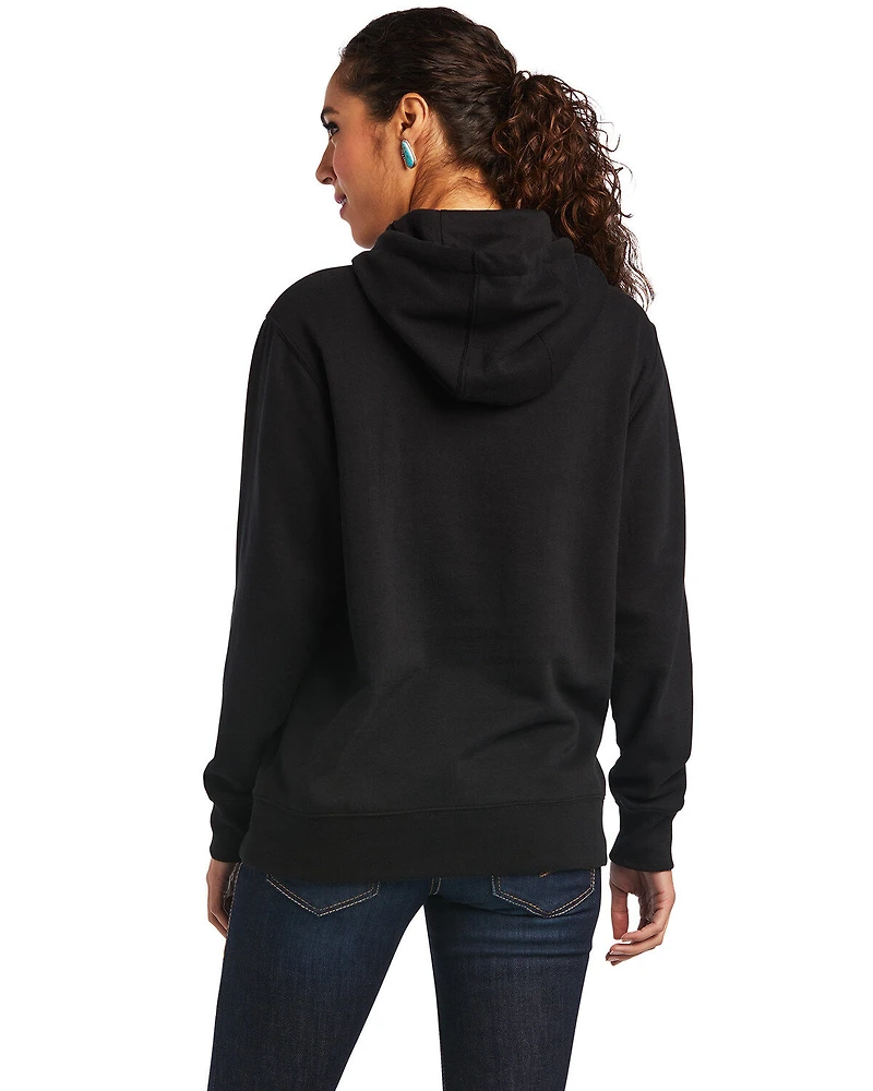 Ariat Women's Mexico Embroidered Logo Pullover Hoodie - Plus