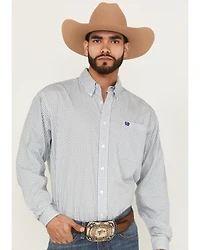 Cinch Men's Geo Print Long Sleeve Button-Down Western Shirt