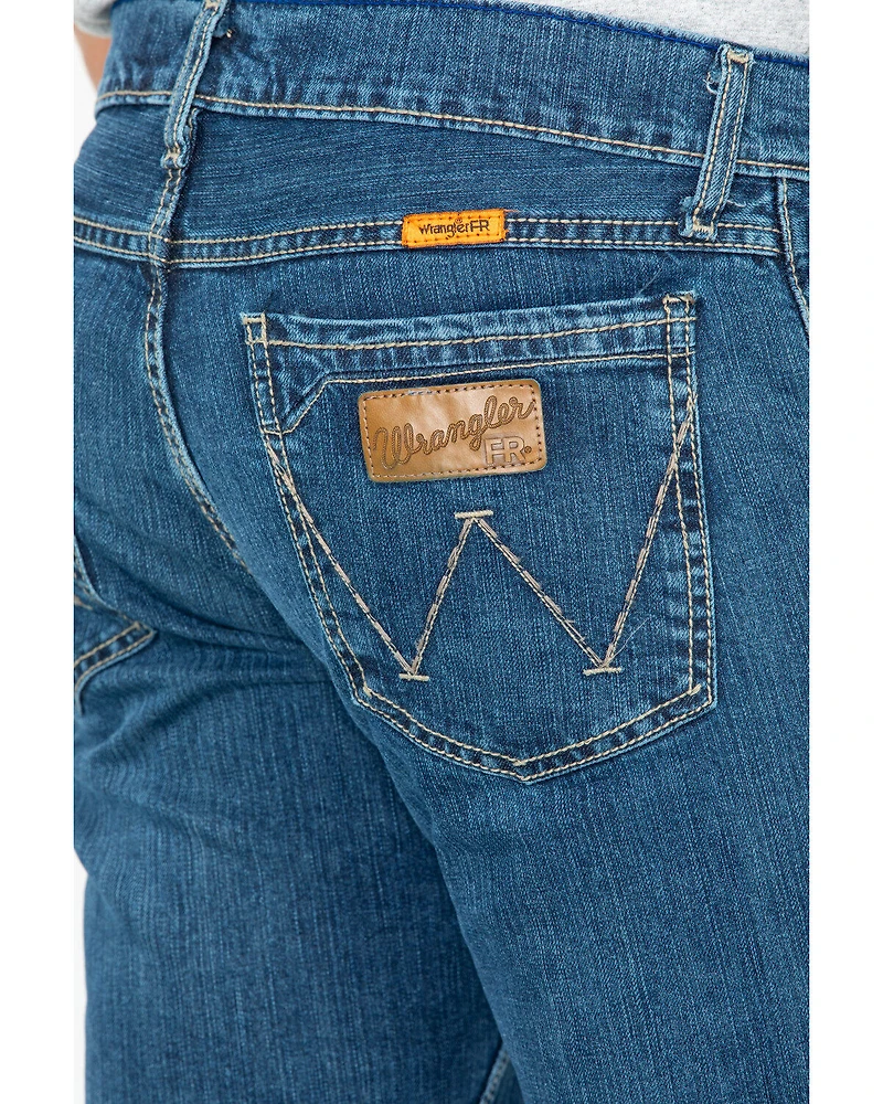 Wrangler Retro Men's FR Advanced Comfort Slim Bootcut Work Jeans