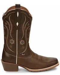 Justin Women's Jesse Brown Western Boots - Square Toe
