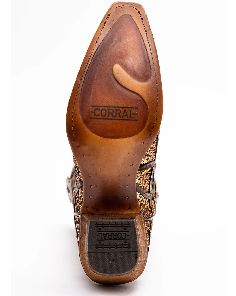 Corral Women's Golden Luminary Roots Western Boots - Snip Toe