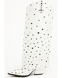 Azalea Wang Women's Madlock Tall Western Boots - Snip Toe