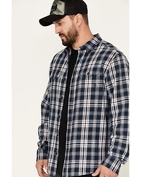 Brothers and Sons Men's Plaid Long Sleeve Button Down Western Flannel Shirt
