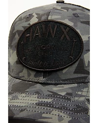 Hawx Men's Camo Print Oval Patch Ball Cap