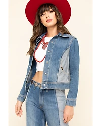Lee Women's Contrast Denim Seamed Jacket