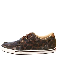 Twisted X Women's Leopard Casual Sneakers - Moc Toe