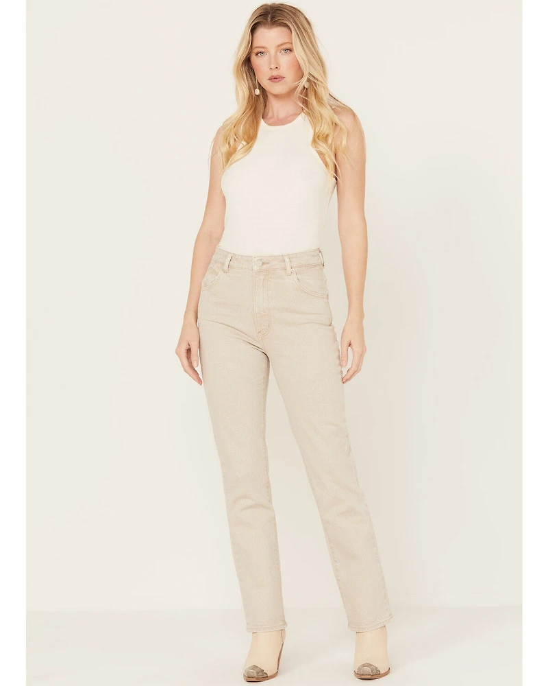 Rolla's Women's High Rise Ankle Straight Jeans
