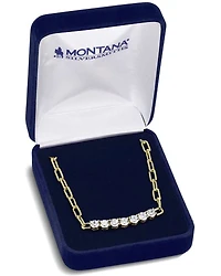Montana Silversmiths Women's Sapphire Sky Bar Necklace